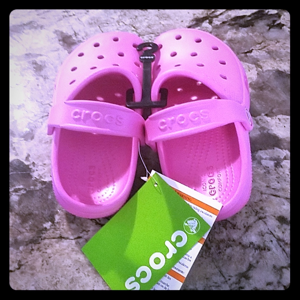 Pink Crocs Coast Clog